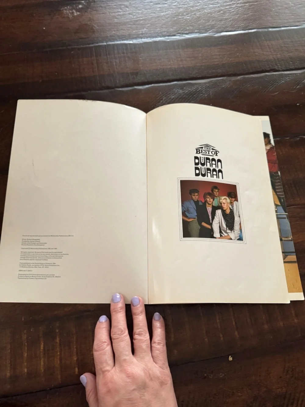 The Best of Duran Duran Vintage Photo Book 1980s Music Collectible